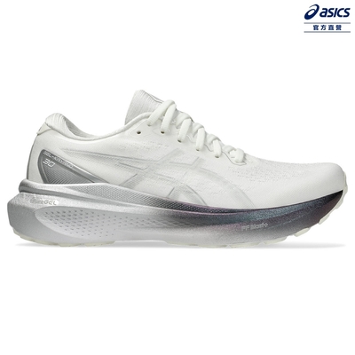 ASICS 亞瑟士 GEL-KAYANO 30 PLATINUM 女款 白金系列 支撐 慢跑鞋 1012B718-100