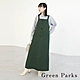 Green Parks 後背可調肩帶下開衩牛仔吊帶裙 product thumbnail 1