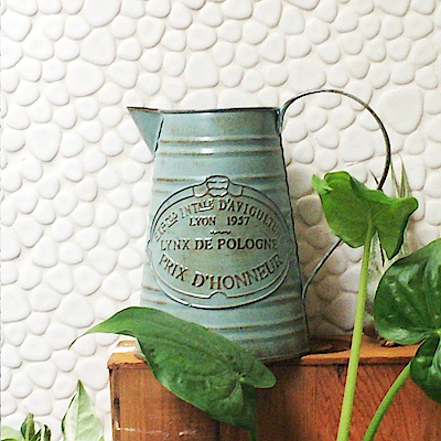 【Meric Garden】歐式仿舊復古雜貨風鐵藝裝飾花器(澆水罐)