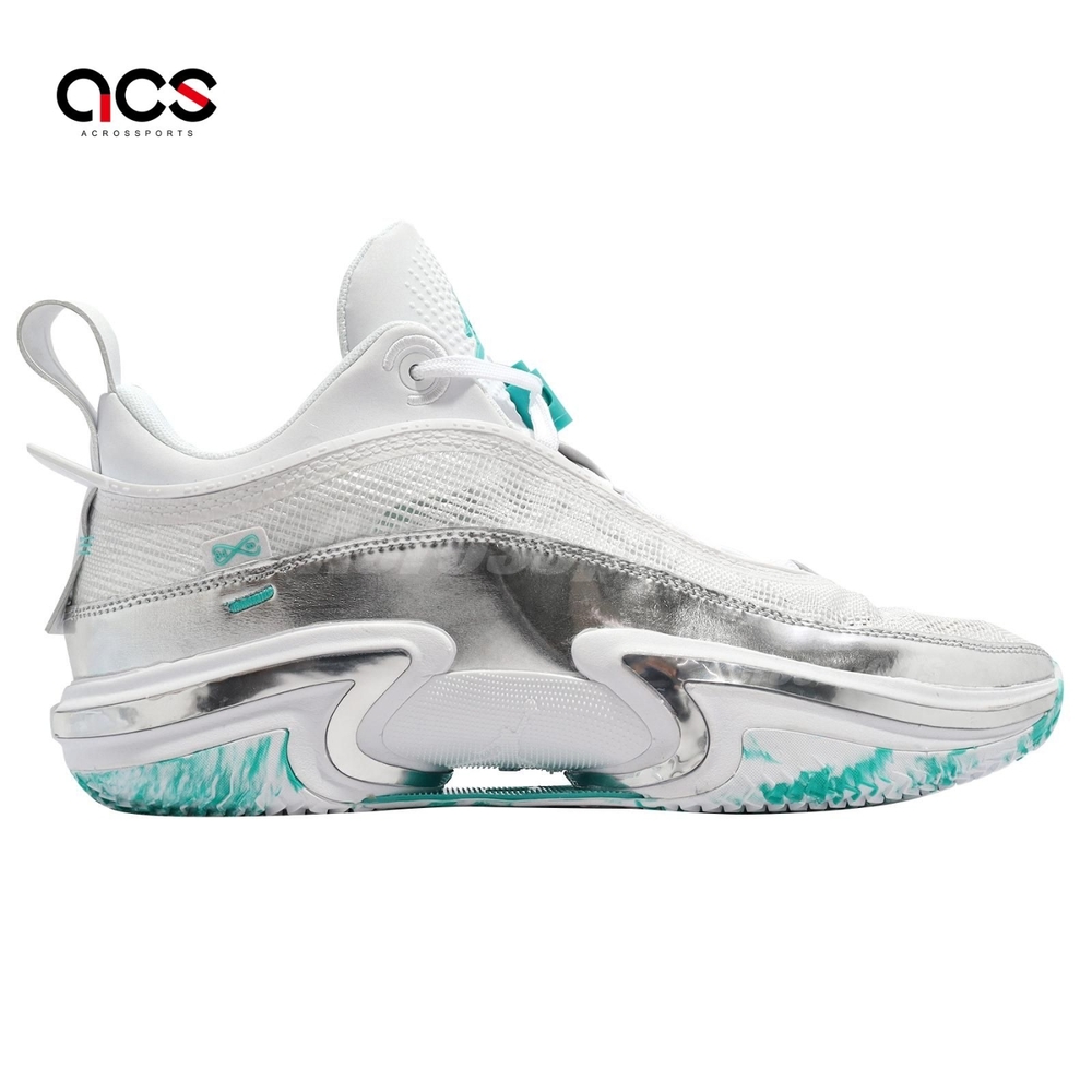 Nike 籃球鞋Jordan XXXVI Low Kuo PF 白綠男鞋郭艾倫AJ36 氣墊DM9032 