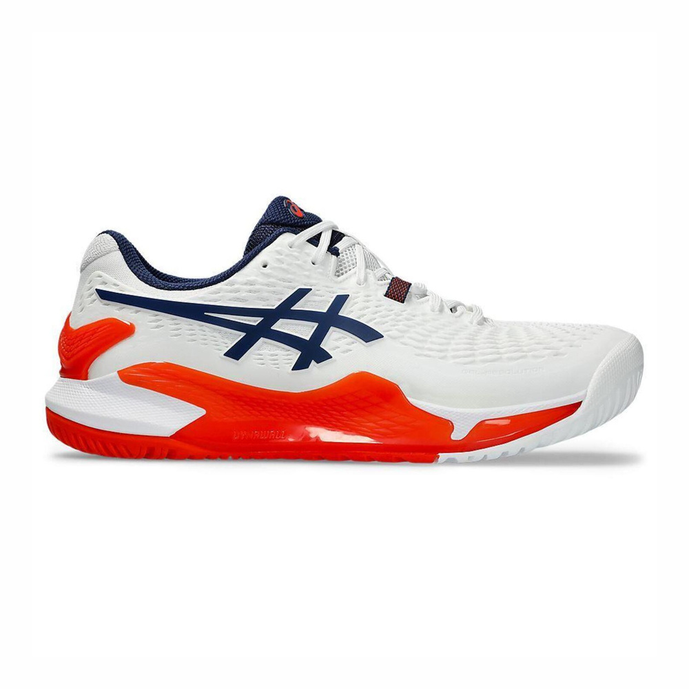 Asics GEL-Resolution 9 2E [1041A376-102] 男網球鞋比賽寬楦澳網配色