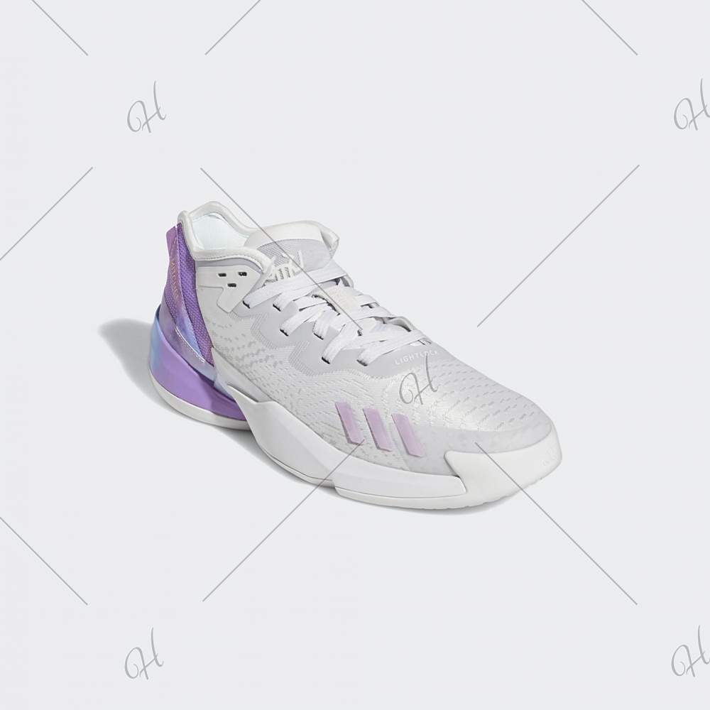 adidas 籃球鞋 男鞋 運動鞋 包覆 緩震 D.O.N. Issue 4 白紫 GY6502