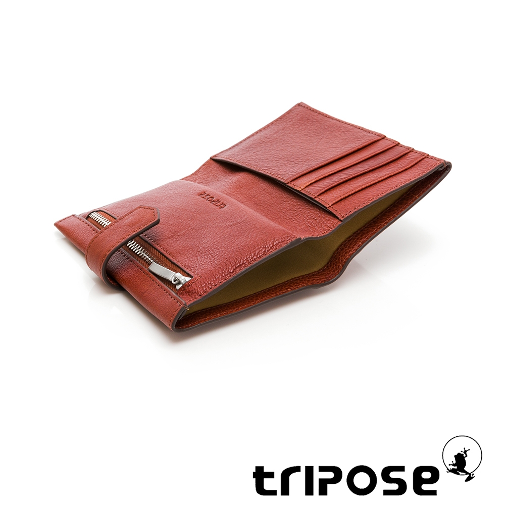 tripose TRANS進口牛皮中夾