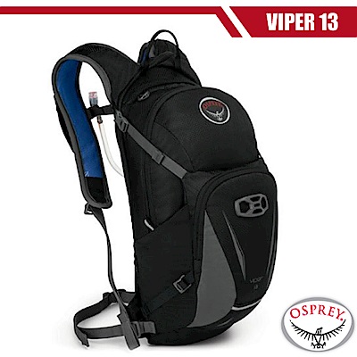 美國 OSPREY Viper 13L 多功能自行車水袋背包(含2.5L水袋)_黑