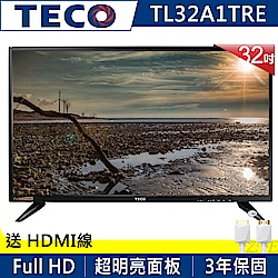 TECO東元 32吋 FHD IPS低藍光液晶顯示器+視訊盒 TL32A