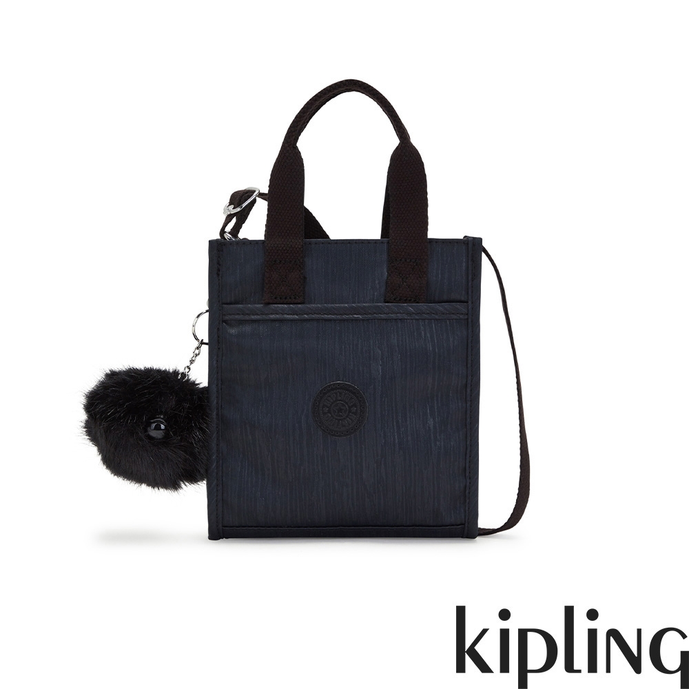 Kipling 光澤緞面黑絲絨手提斜背托特包-INARA S | 斜/肩背包 | Yahoo奇摩購物中心