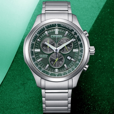 CITIZEN星辰 GENT S系列 光動能 鈦金屬計時腕錶 禮物推薦 畢業禮物 43mm / AT2530-85X