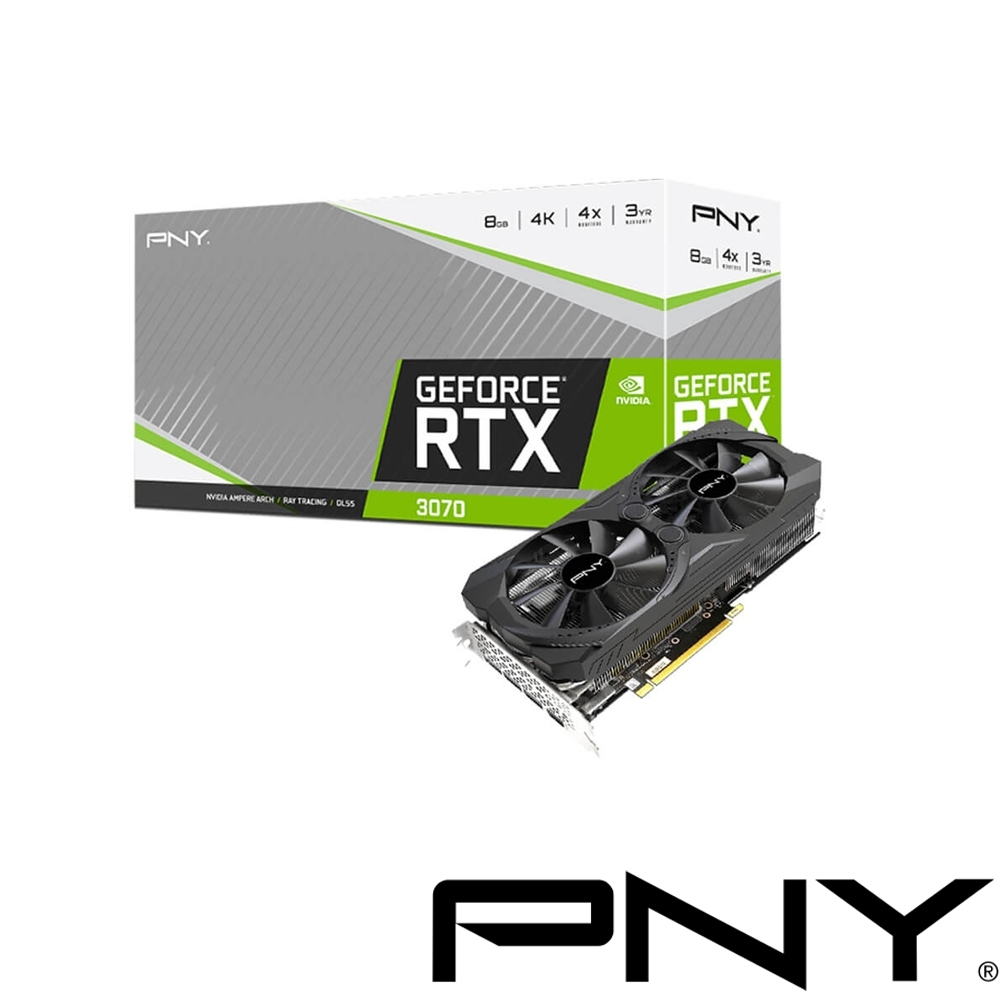 PNY GeForce RTX 3070 8GB UPRISING 顯示卡