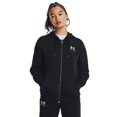 【UNDER ARMOUR】女 Essential Fleece 連帽外套_1379474-001