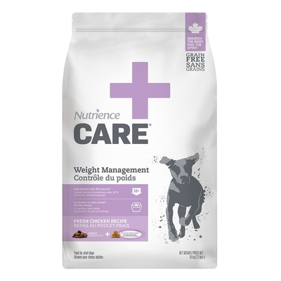 【Nutrience 紐崔斯】CARE+頂級無穀處方犬糧-體重控制配方 10Kg