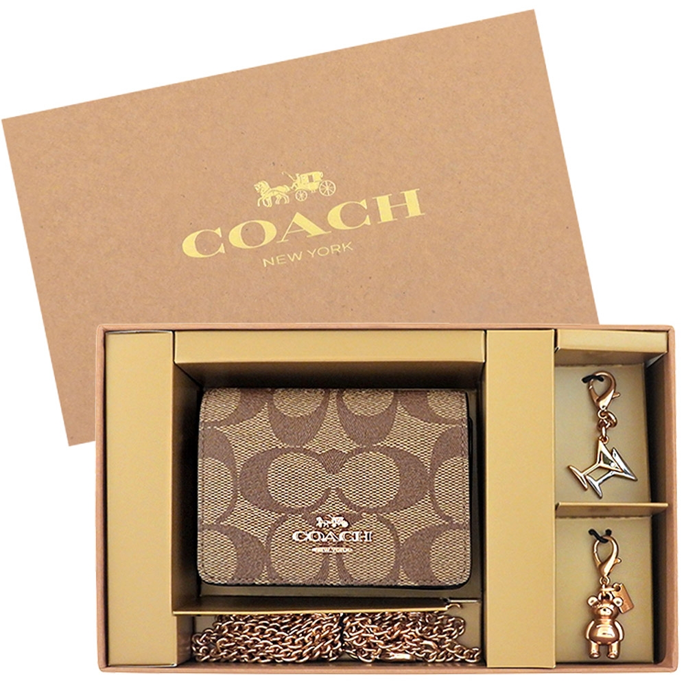 COACH 零錢包/化妝包/斜背包/飾品收納盒禮盒組 product image 1