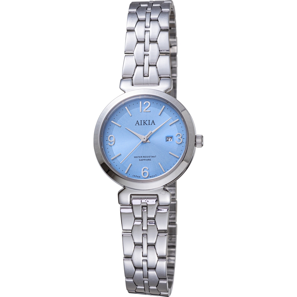 AIKIA 經典優雅 時尚腕錶-4A2319WLBN/藍色28.5mm
