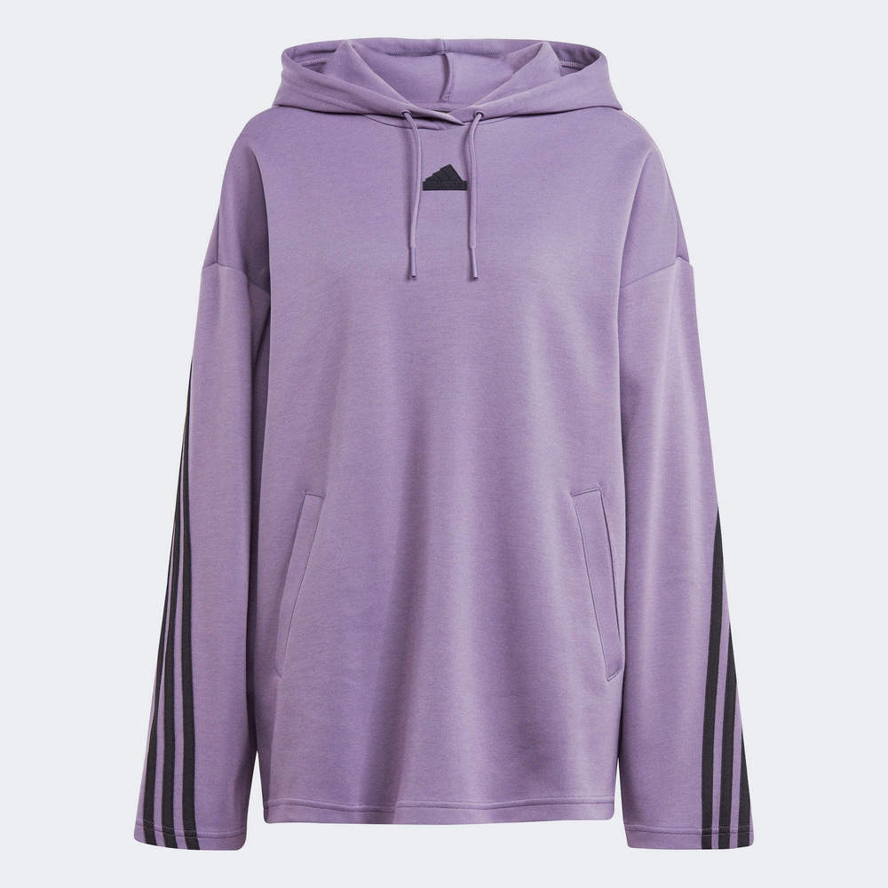 ADIDAS W FI 3S HOODIE 女連帽上衣-紫-IL3023