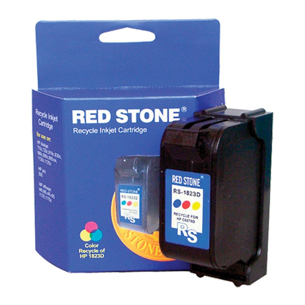 RED STONE for HP C1823D環保墨水匣(彩色)NO.23