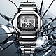 CASIO卡西歐 G-SHOCK 經典方形 全金屬 太陽能智慧藍芽電子錶 GMW-B5000D-1 銀色 product thumbnail 1