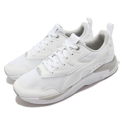 Puma 休閒鞋 X Ray Lite 復古 男女鞋 海外限定 基本款 透氣網布 情侶鞋 白 灰 374122-02