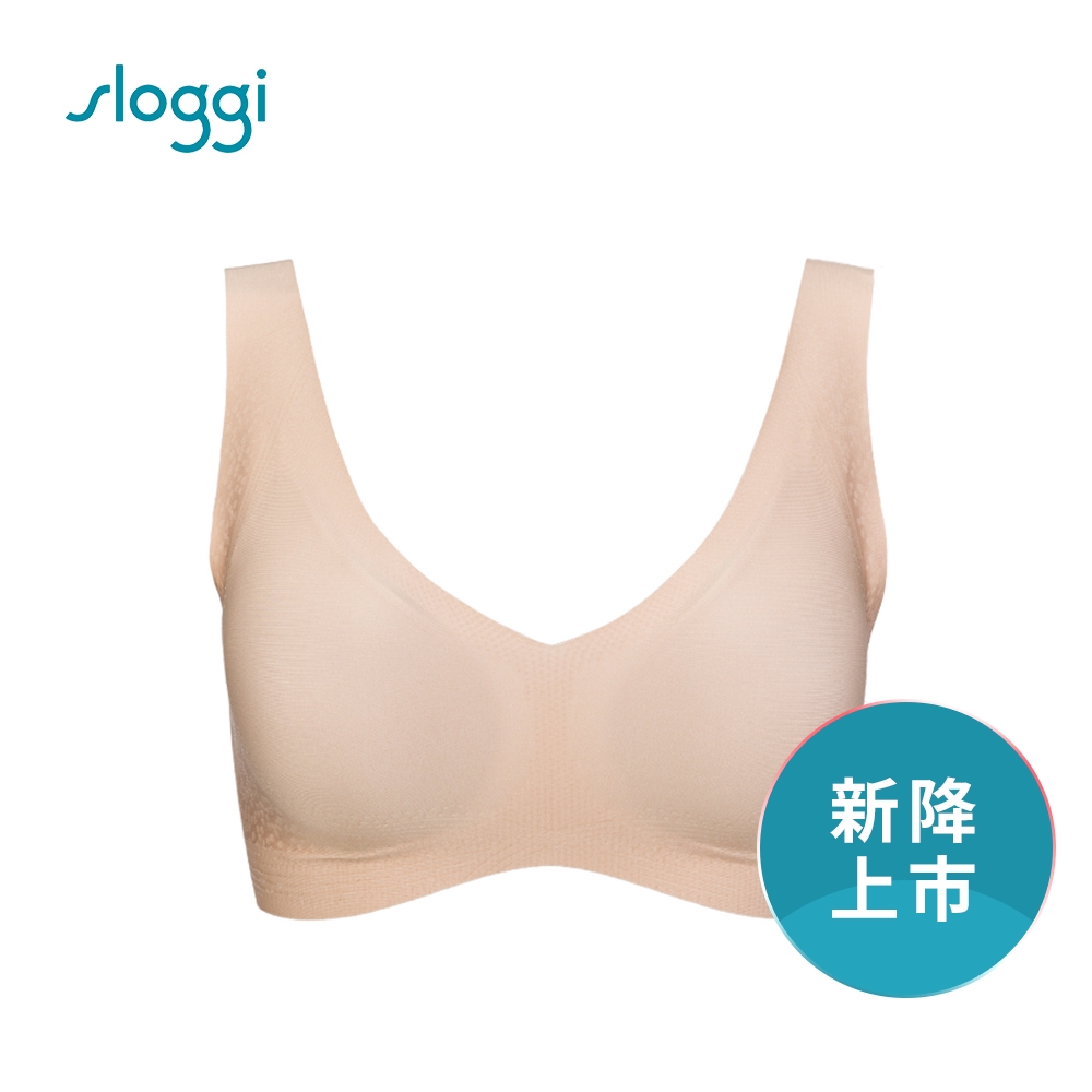 sloggi ZERO Feel Soft Bra 零感後扣式V領內衣 濃醇花生醬 88-277 3L