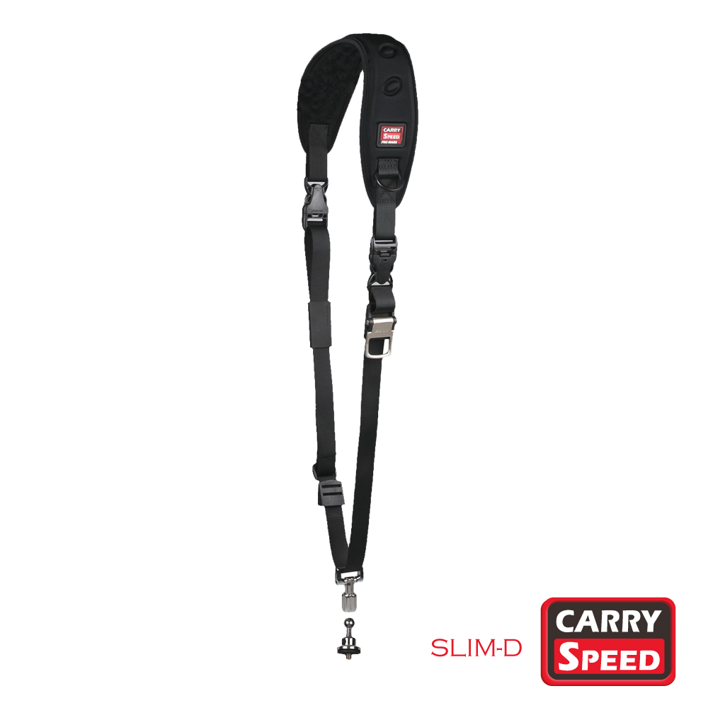 CarrySpeed 速必達 Slim D 輕巧型相機背帶 (不鏽鋼球頭連接器)