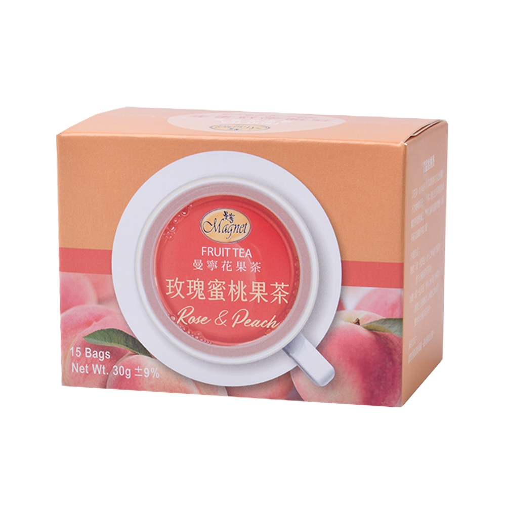 曼寧 玫瑰蜜桃果茶(2gx15入)