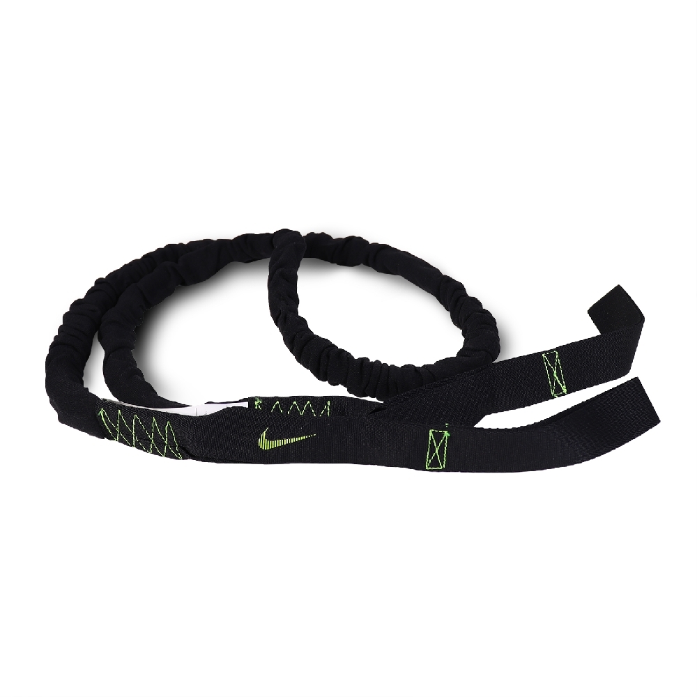 Nike 彈力繩 Light Resistance Band 居家健身 輕量 阻力 整合式握把 黑 綠 N000000902-3OS