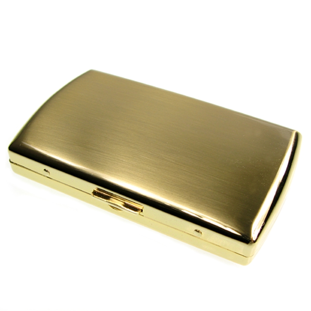 Pearl 珍珠-日本進口~高質感煙盒(金色)
