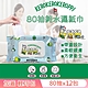 Sanrio 三麗鷗 大眼蛙 輕巧包純水有蓋濕紙巾 80 抽  X 12 包 (加蓋) 不含添加使用更安心 product thumbnail 1