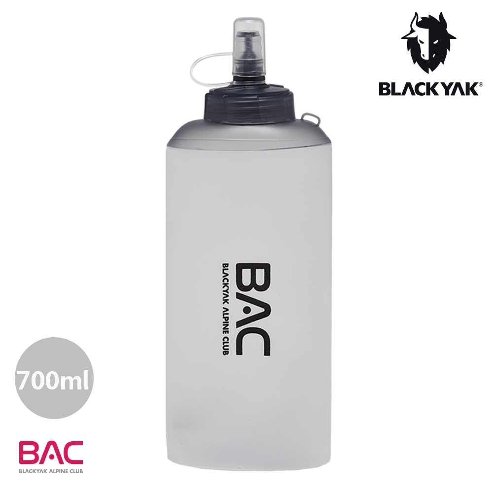 【BLACK YAK】BAC TRAIL 700ml軟水壺[白色]│軟式水壺 環保 露營 野跑 登山 戶外用品 BYBB1NGD0191-F