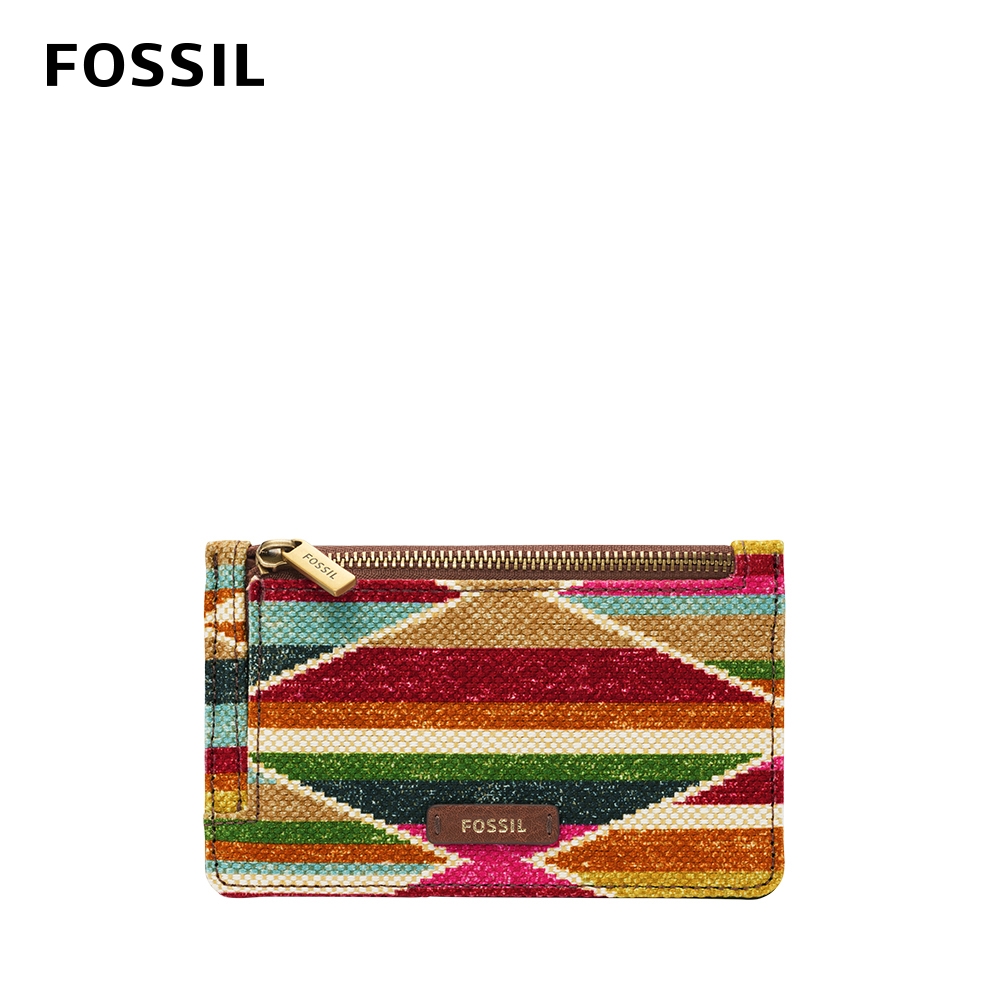 FOSSIL 雙11★Logan 卡片零錢包-多彩拼接 SL6484998