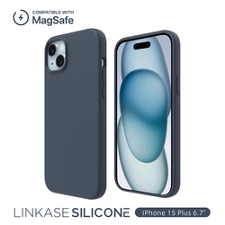 ABSOLUTE LINKASE SILICONE iPhone 15 Plus 6.7吋 MagSafe 類膚觸矽膠保護殼(多色可選)