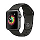 Apple Watch Series 3 (GPS) 38mm 太空灰鋁金屬錶殼+灰色運動型錶帶 product thumbnail 1