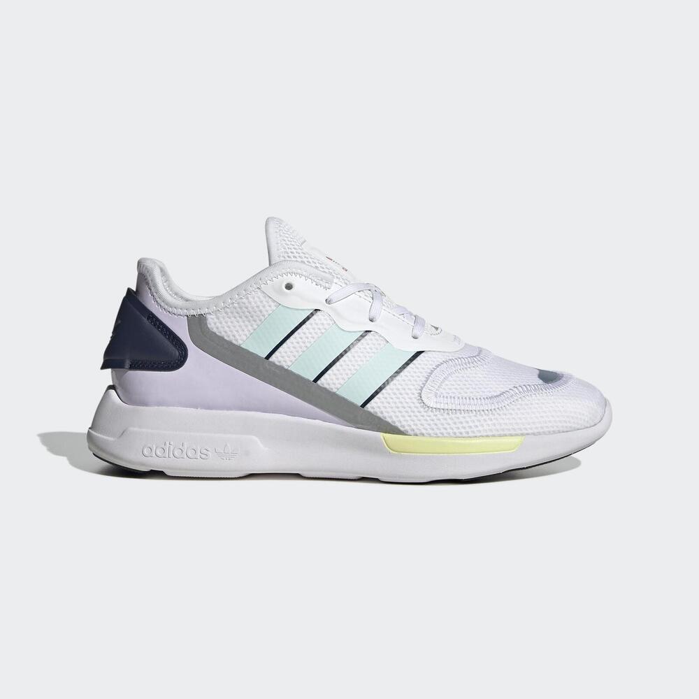 Adidas Zx 2k Florine W [FW0090] 女鞋 運動 休閒 慢跑 經典 透氣 避震 愛迪達 白 紫