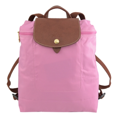 LONGCHAMP Le Pliage 經典摺疊後背包(粉色)