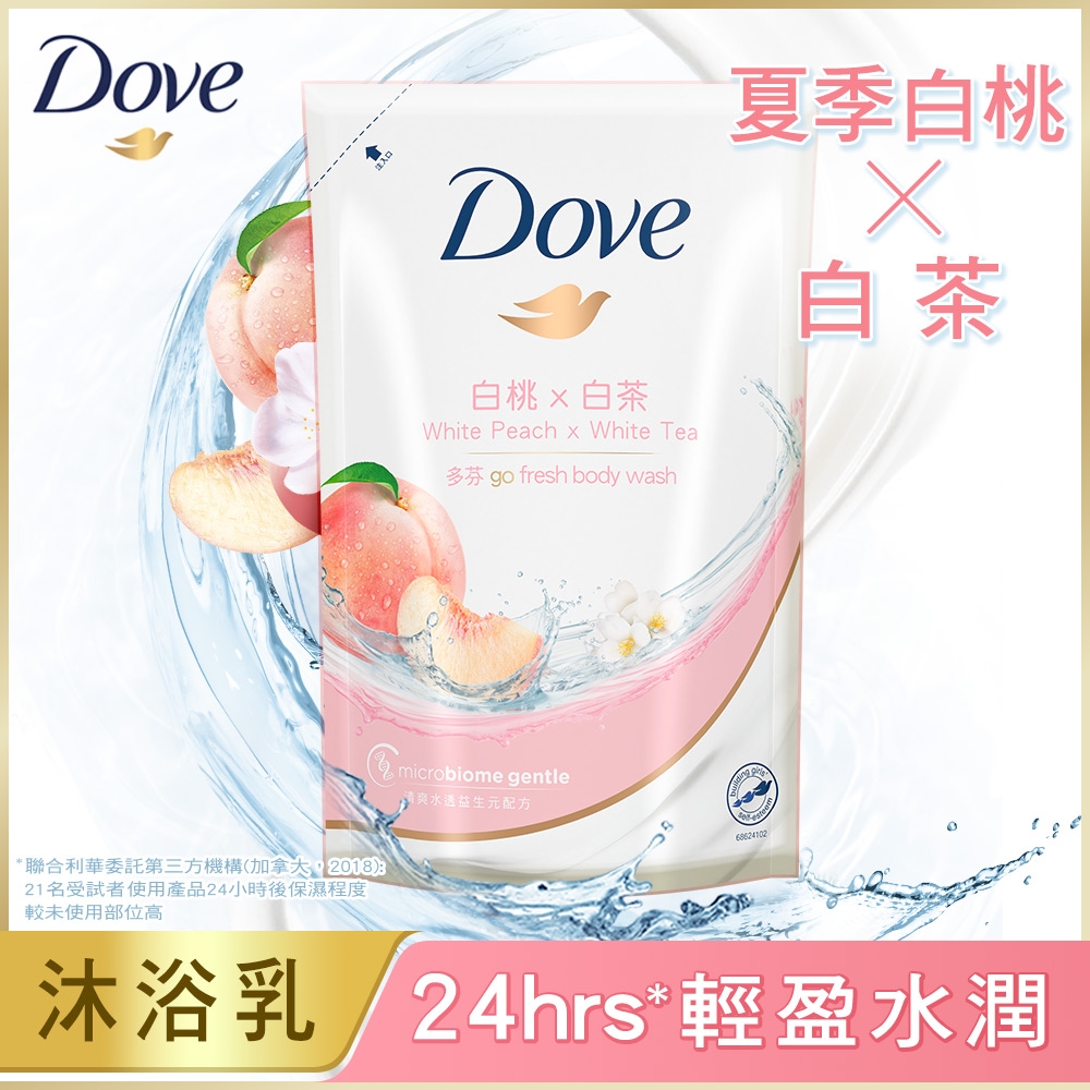 DOVE 多芬沐浴乳補充包650g (任選) product image 1