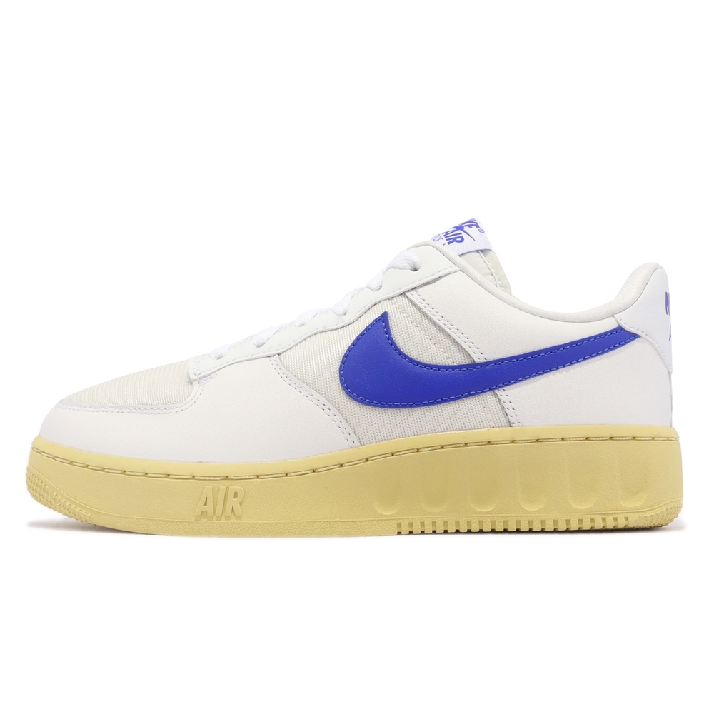 Nike 休閒鞋Air Force 1 Unity GS 大童鞋女鞋白藍AF1 仿舊奶油底DQ6029