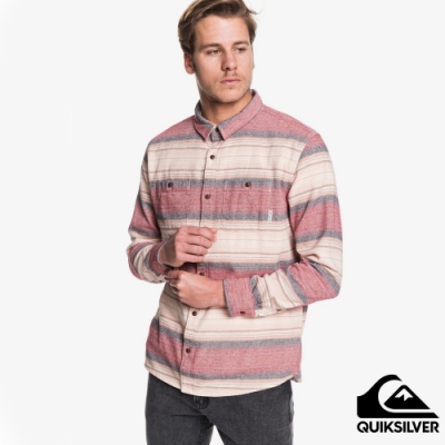 【QUIKSILVER】INCA GOLD STRIPE 襯衫 粉紅