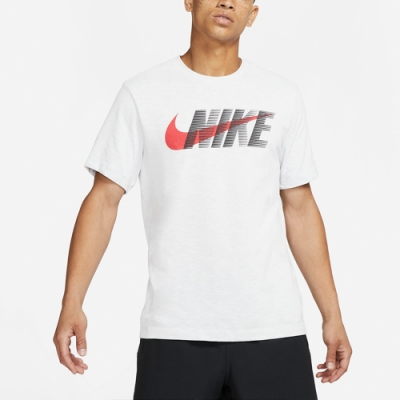 NIKE 上衣  短袖上衣 運動 男款 白 CZ9727100 AS M NK DFC TEE SLUB BLOK SWSH