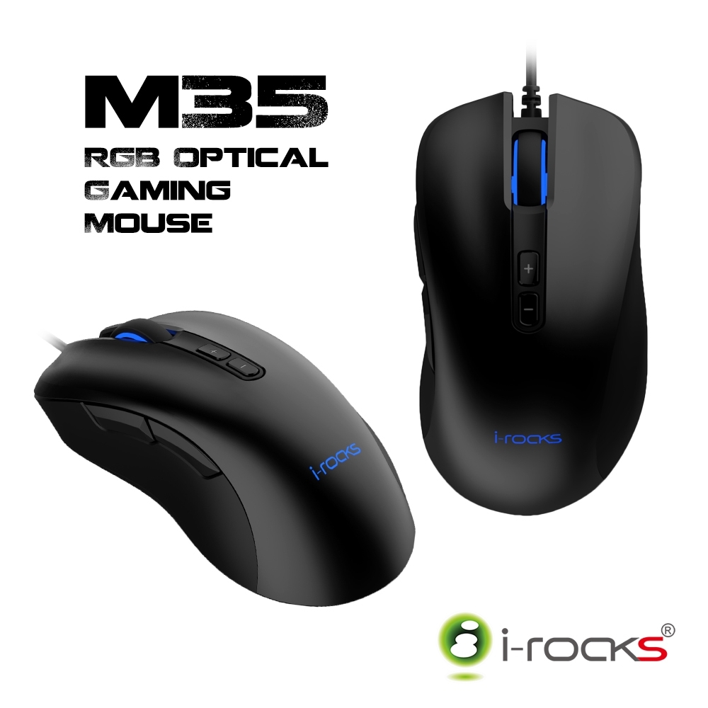 irocks M35 RGB 光磁微動電競滑鼠