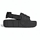 Adidas Adilette 22 XLG W 女鞋 黑色 穿搭 休閒 波浪 夏季 涼鞋 拖鞋 IE5649 product thumbnail 1