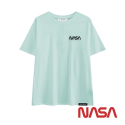 【NASA SPACE】漫遊太空 星際線稿工程圖T恤 / 短袖上衣 / T-shirt (火箭冰綠) NA00019-04