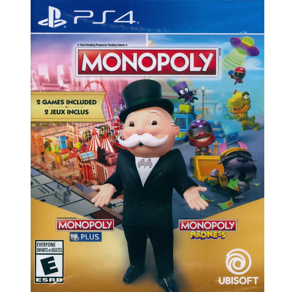 地產大亨 PLUS + 地產大亨：瘋樂 MONOPOLY PLUS+Madness - PS4  英文美版