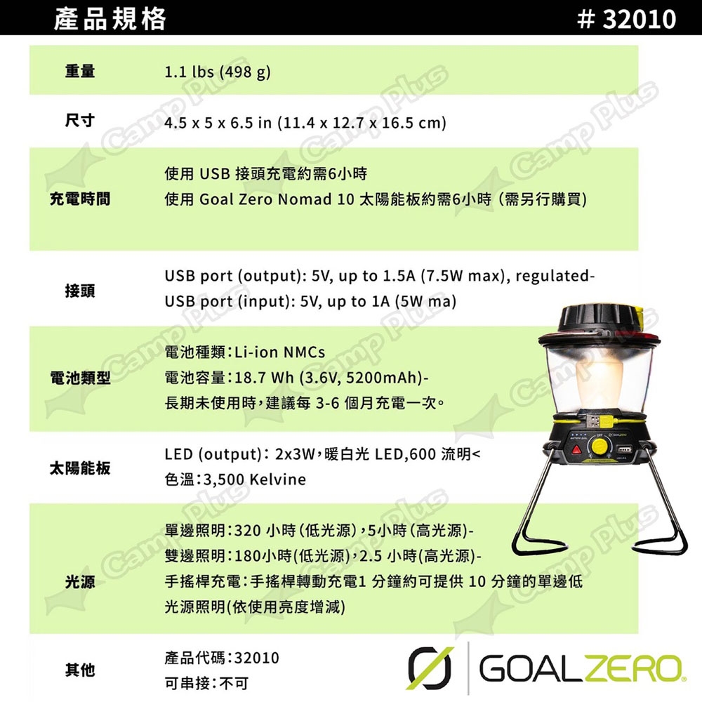 Goal Zero Lighthouse 600多向式LED營燈 #32010 露營 悠遊戶外 | 露營燈 | Yahoo奇摩購物中心