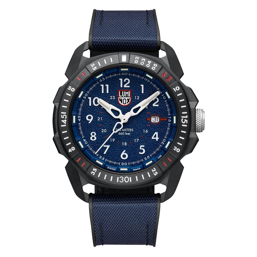 LUMINOX 雷明時 ICE-SAR Arctic 冰島搜救隊聯名腕錶–深海藍/46mm A1003.ICE