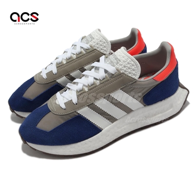 Adidas 休閒鞋 Retropy E5 運動 男女鞋 愛迪達 輕量 Boost避震 情侶穿搭 灰 藍 H05677