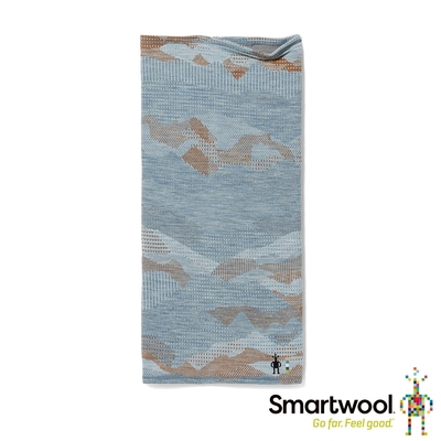 官方直營 Smartwool Thermal 美麗諾羊毛素色長頸套 山景藍灰 美麗諾羊毛 保暖 圍脖 羊毛圍巾