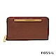 FOSSIL LIZA 真皮系列拉鍊長夾-咖啡色 SL7878200 product thumbnail 1