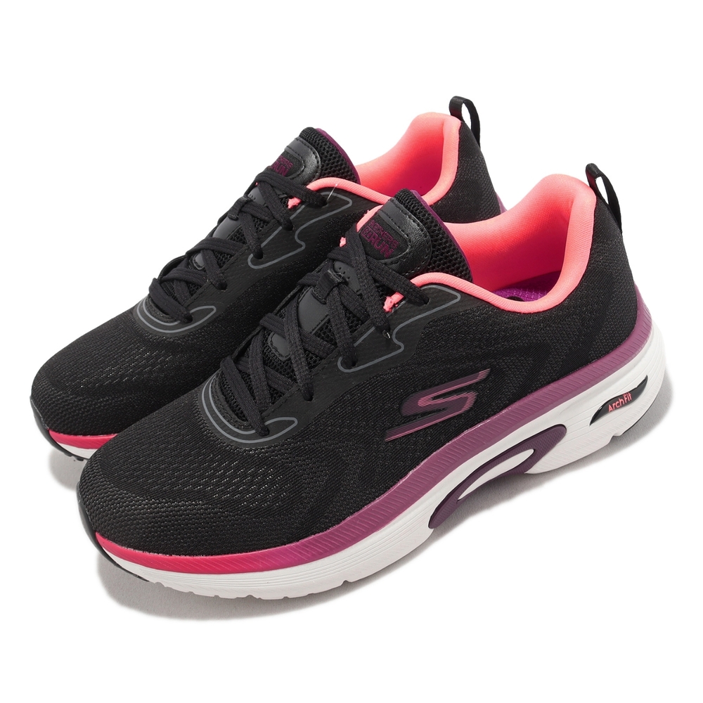 Skechers 慢跑鞋 Go Run Arch Fit-Day Break 女鞋 黑 紫 避震 緩衝 運動鞋 128957BKBU