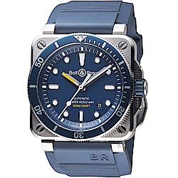 Bell & Ross DIVER 潛水機械腕錶 BR0392-D-BU-ST/SRB