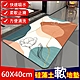 【挪威森林】生活美學軟式珪藻土吸水地墊/防滑地墊60x40cm product thumbnail 1