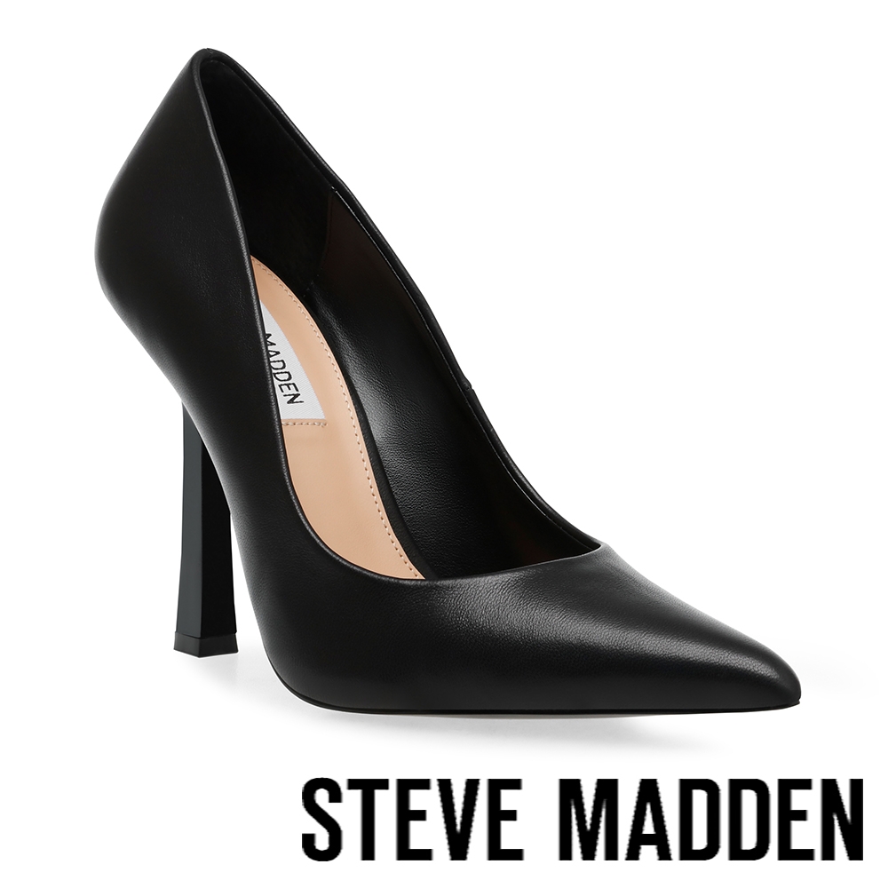 STEVE MADDEN-MARTINA 素面尖頭細跟高跟鞋-黑色 product image 1