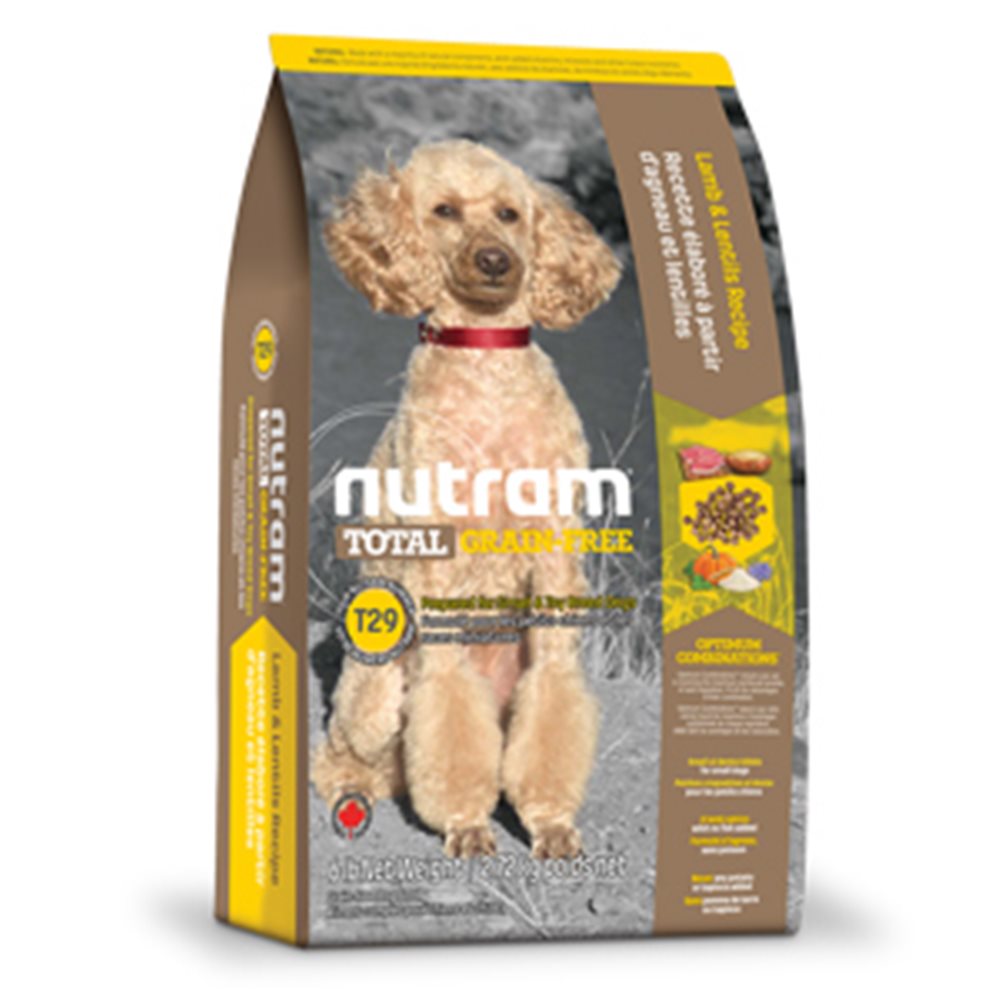 Nutram紐頓 T29 無榖挑嘴全齡迷你犬（羊肉）配方 2.72KG